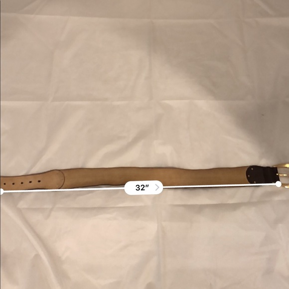 Michael Kors brown leather braided belt - Picture 8 of 8